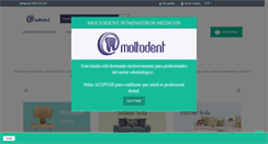 Desktop Screenshot of moltodent.es